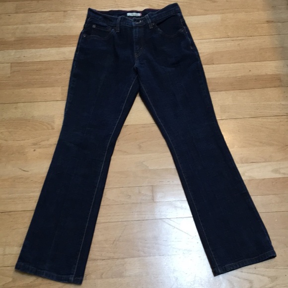 Levi’s Relaxed Bootcut 550 Dark Denim Jeans 8 29 - Picture 7 of 8